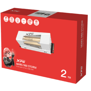 SSD M.2 NVME 2TB G5 XPG MARS 980 STORM WATER COOL