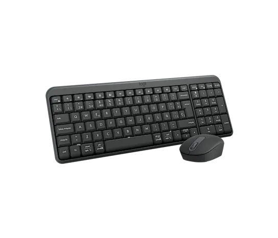 TECLADO Y MOUSE LOGITECH MK250 WIRELESS BLACK LATINO