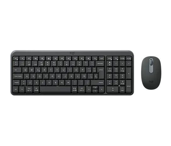 TECLADO Y MOUSE LOGITECH MK250 WIRELESS BLACK LATINO - Image 2