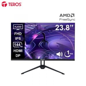 MONITOR TEROS TE-2417S GAMING 23,8" PLANO IPS FHD (1920X1080) 144HZ 1MS FICHA USA