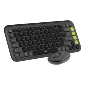 TECLADO Y MOUSE LOGITECH POP ICON W BLACK WIRELESS