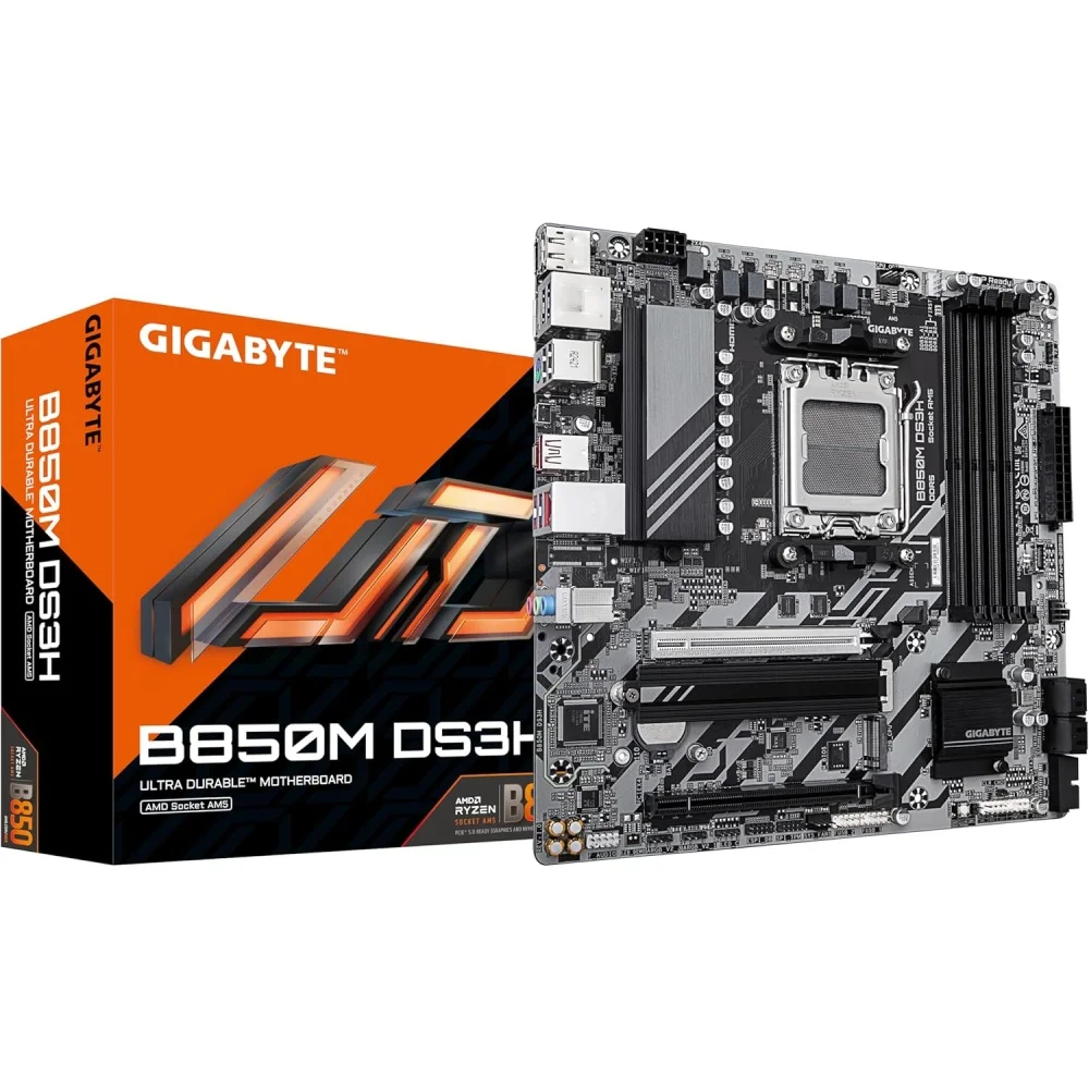 MOTHERBOARD GIGABYTE AM5 B850M DS3H DDR5 BOX M-ATX