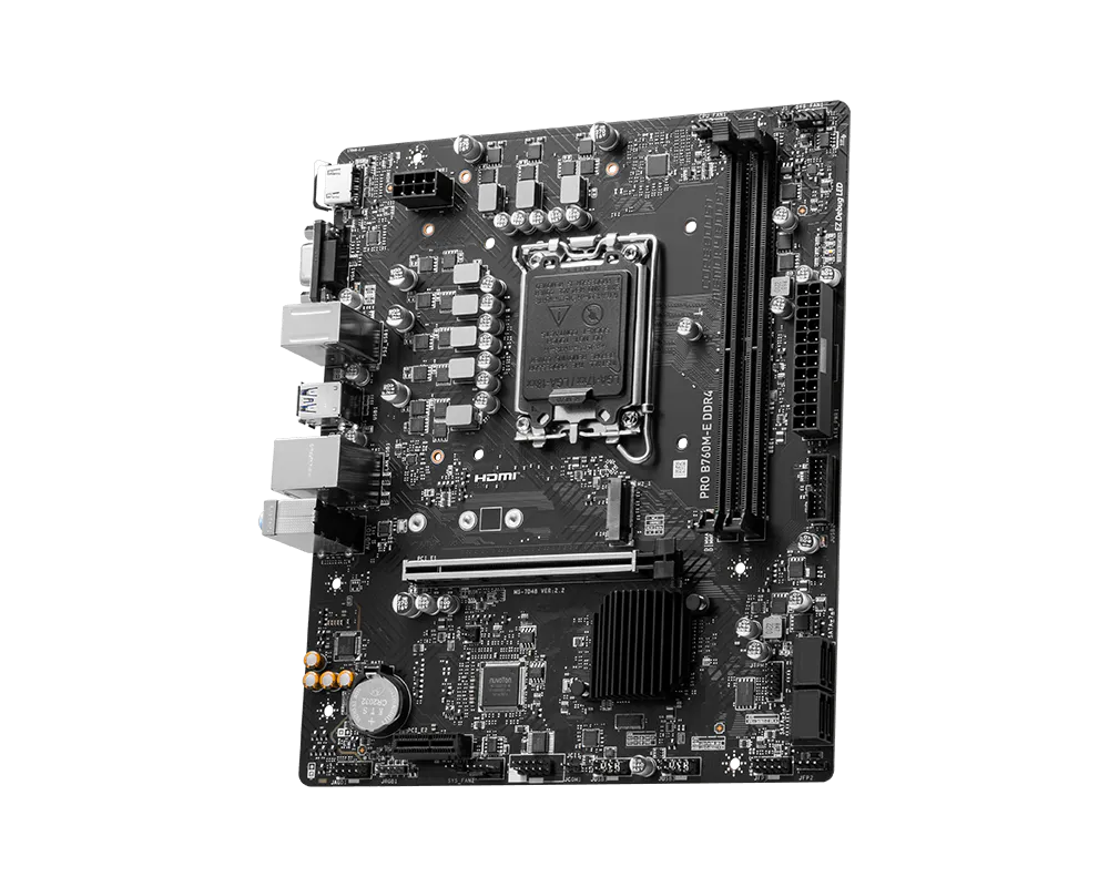 MOTHERBOARD MSI S1700 PRO B760M-E DDR4 BOX M-ATX - Image 3