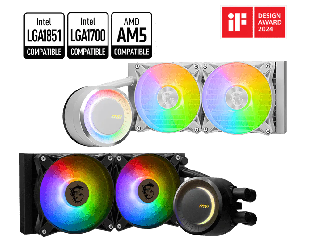 WATERCOOLER MSI MAG CORELIQUID E240 WHITE - Image 5