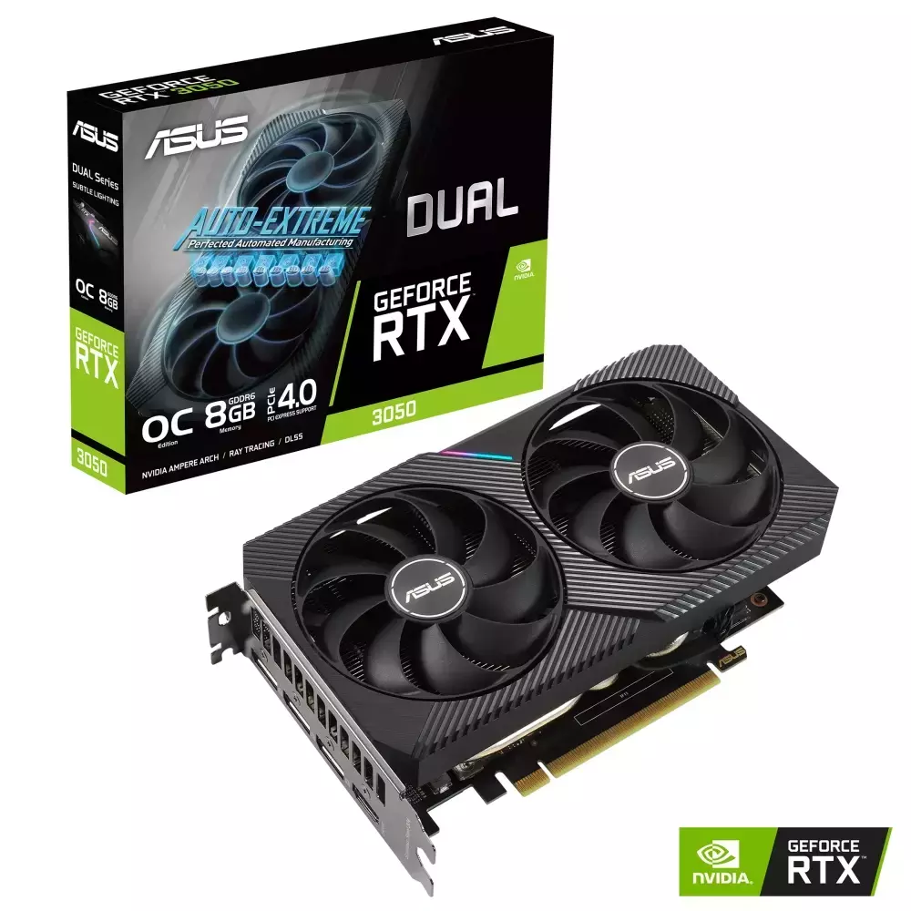PLACA DE VIDEO 8GB RTX 3050 ASUS DUAL V2