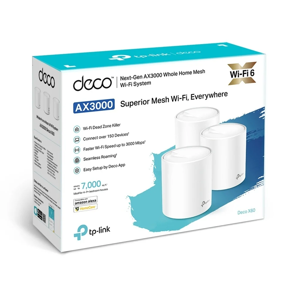 SISTEMA MESH TP-LINK DECO X60 (3-PACK) AX5400 - Image 3