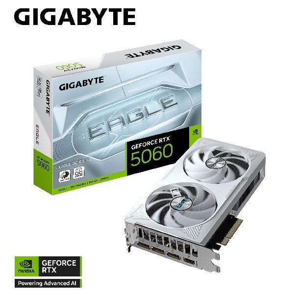 PLACA DE VIDEO 8GB RTX 5060 GIGABYTE EAGLE OC ICE - Image 2
