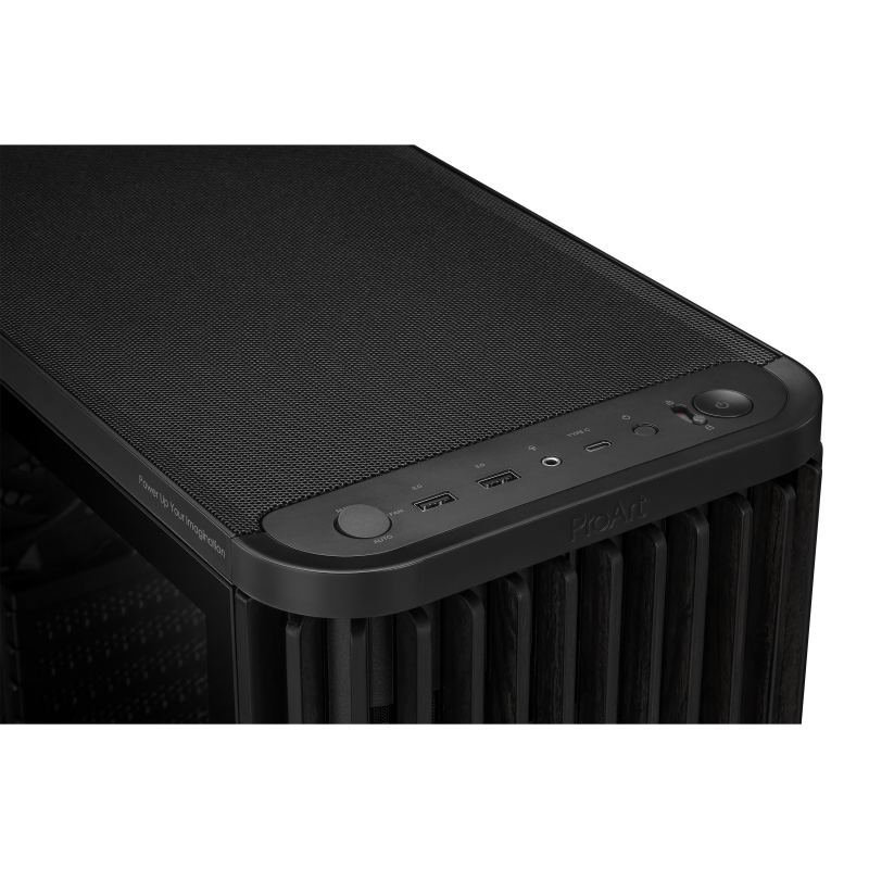 GABINETE ASUS PA401 PROART WOOD E BLACK V TEMPLADO - Image 3