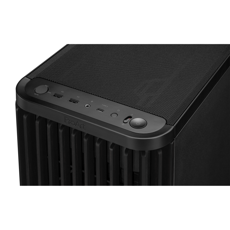 GABINETE ASUS PA401 PROART WOOD E BLACK V TEMPLADO - Image 2